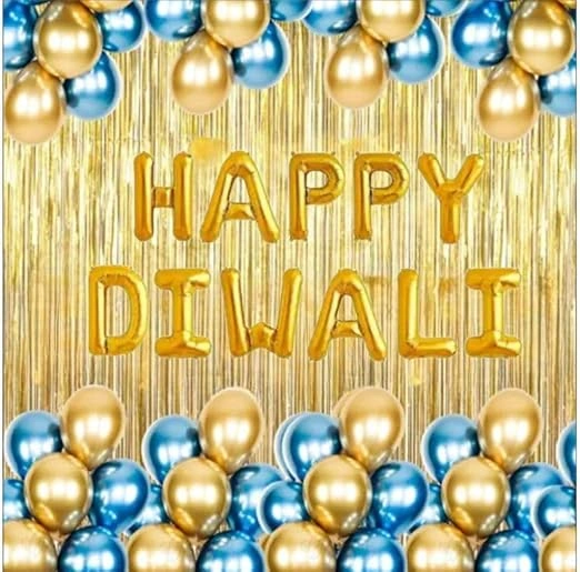 Happy Diwali Decoration Kit – Golden Foi...