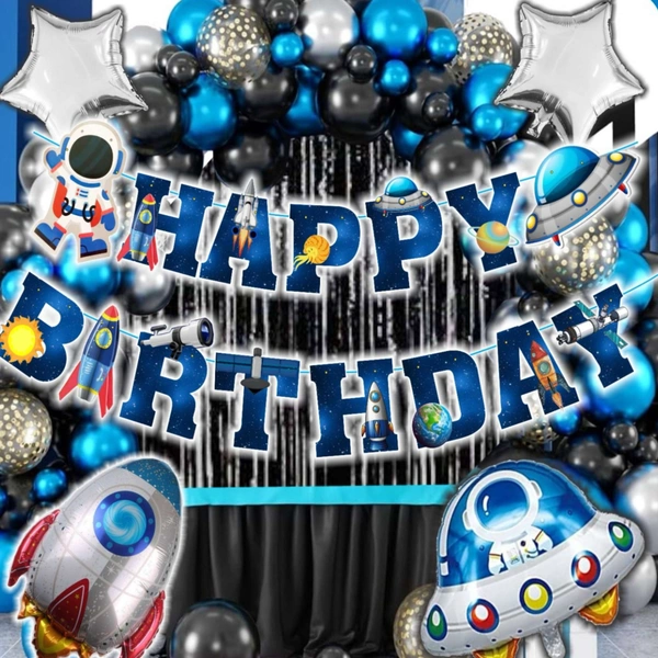 š Happy Birthday Space Decoration Kit