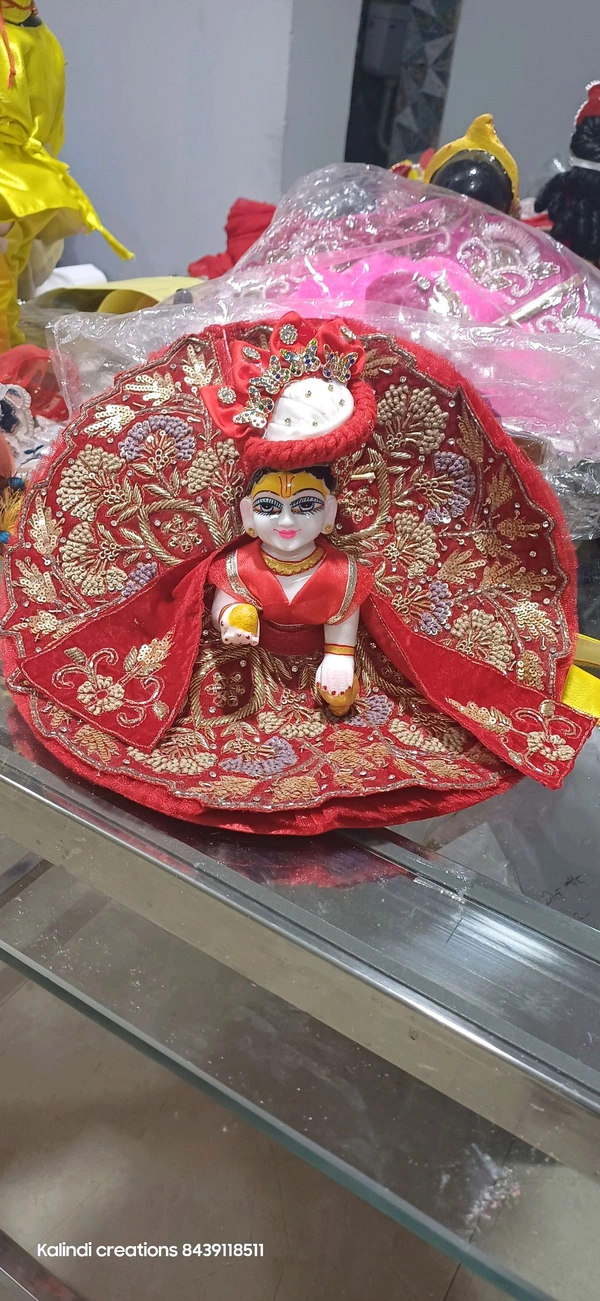 Handmade Zardozi Dress  - Maroon, 6