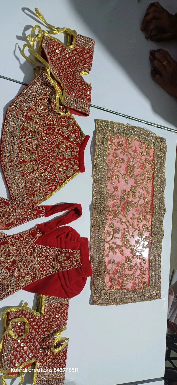 Radha Krishna Dress - 9 Num, violet