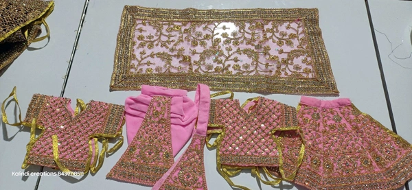 Radha Krishna Dress - 12 Num, Violet Eggplant