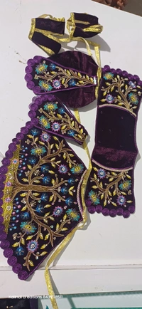 Radha Krishna Dress  - 5 Inch, Red