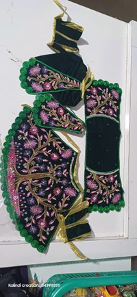 Radha Krishna Dress  - 5 Inch, Red