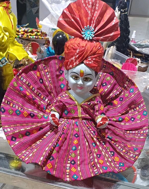 Laddu Gopal Dress  - mustard, 12num