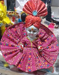 Laddu Gopal Dress  - Maroon, 12num