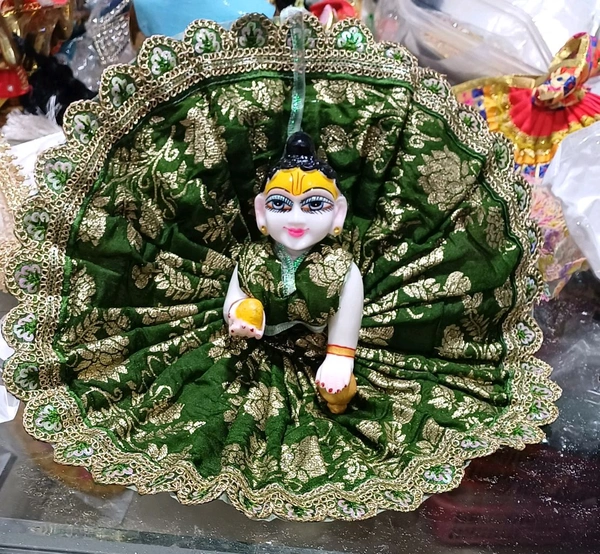 Laddu Gopal Dress . Mahendi Special  - Olivetone, 4num