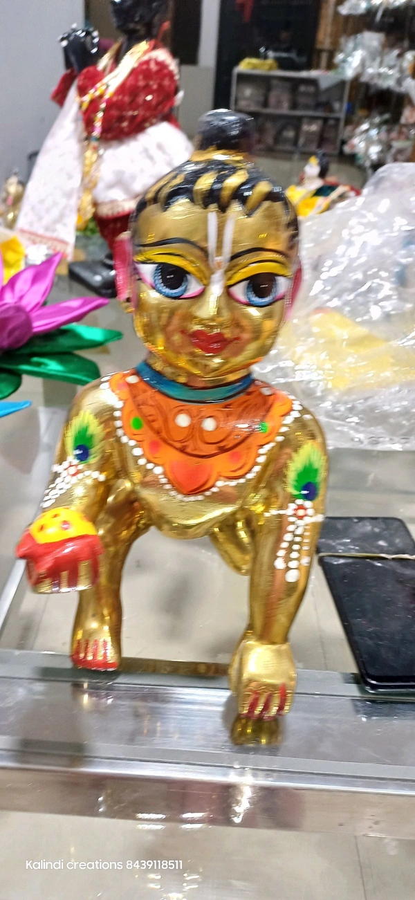 Laddu Goal Idol Brass - 12inch, 5