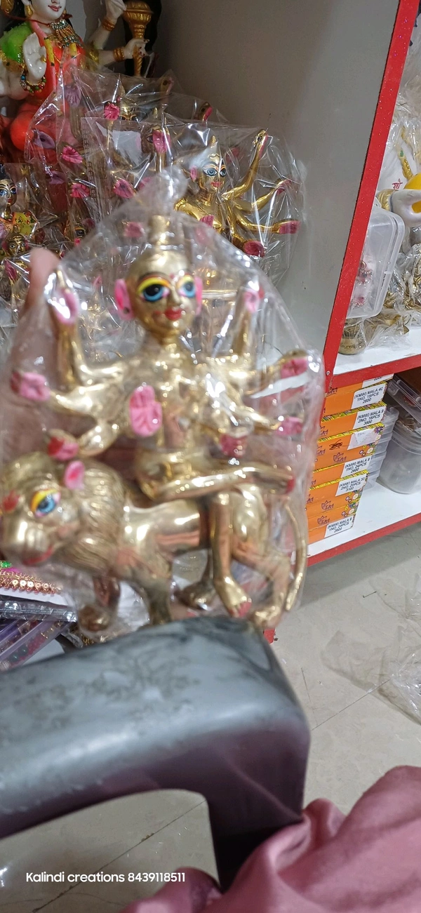 Durga Maa Brass - 7inch, 1kg400 Gram