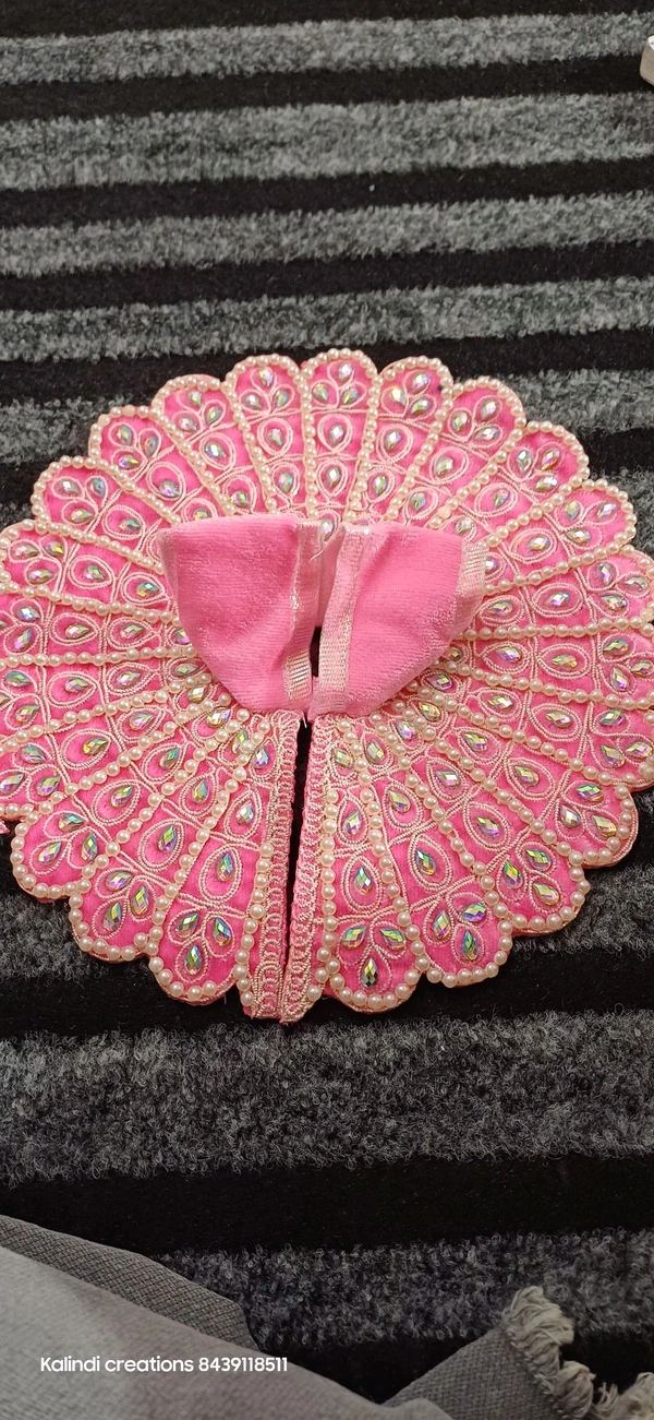 Laddu Gopal Dress  - Lavender Rose, 2no (6inch)