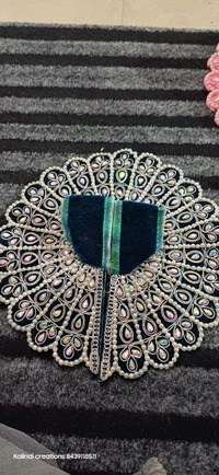 Laddu Gopal Dress  - Pigment Indigo, 5no (10ich)