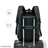 Iana Creation 32 L Backpack with USB Rechargable Unisex College & School Bags Bag/Backpack for Men Women Boys Girls & Students (USB-Black-2) - Black