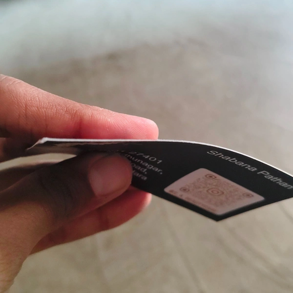 Thick Visiting Card - Hard Paper Card ( Medium quality)