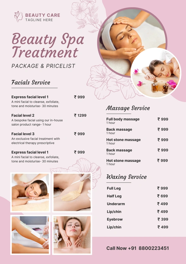 Menu & Catlog Design