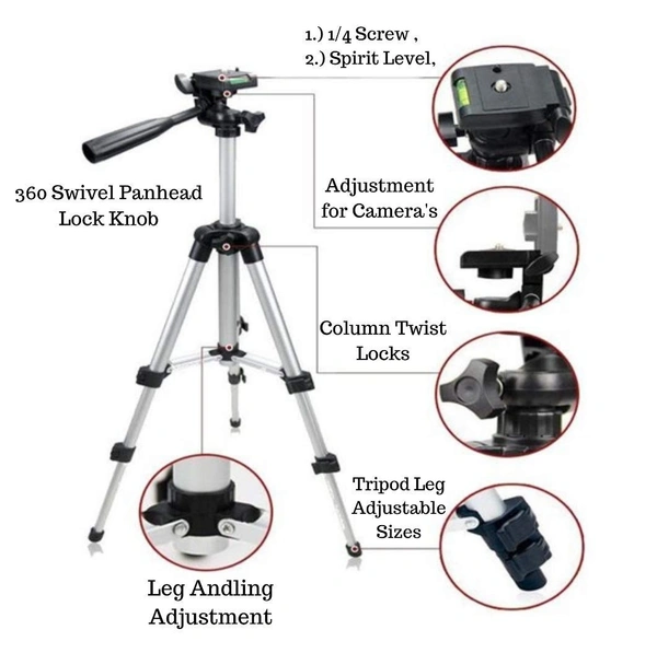 Portable 3110 Mobile Stand & Ring Light Stand
