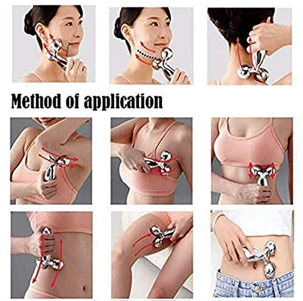 3D FACE BODY ROLLER MASSAGER