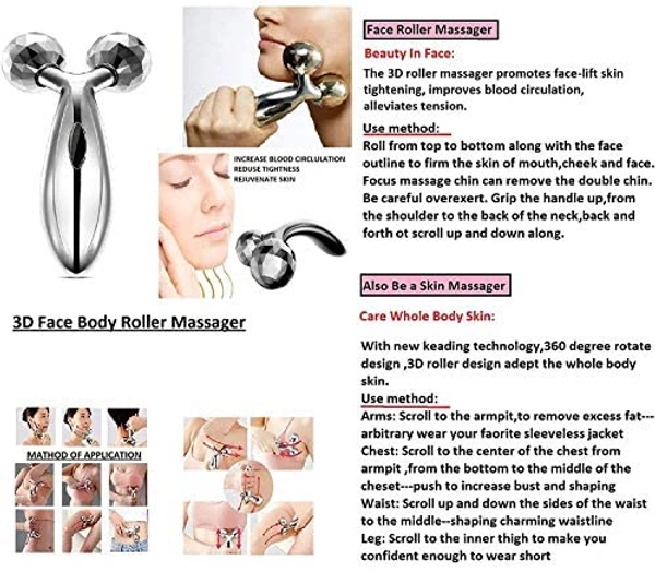 3D FACE BODY ROLLER MASSAGER