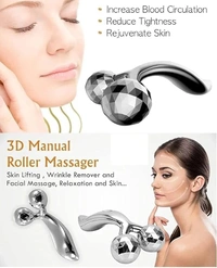 3D FACE BODY ROLLER MASSAGER