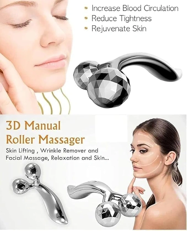 3D FACE BODY ROLLER MASSAGER