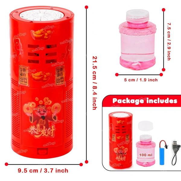 Bubble Machine Rechargeable Automatic