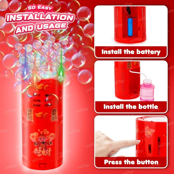 Bubble Machine Rechargeable Automatic