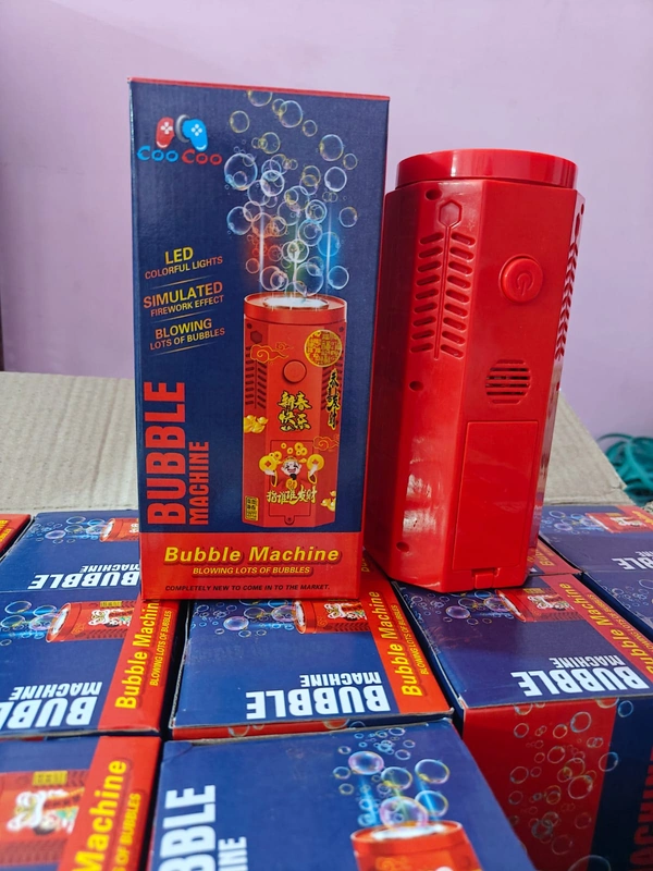 Bubble Machine Rechargeable Automatic