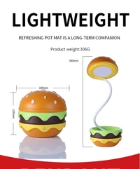Burger Table Lamp With Pencil Sharpener