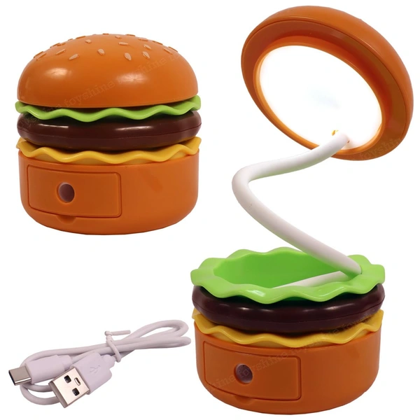 Burger Table Lamp With Pencil Sharpener