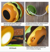 Burger Table Lamp With Pencil Sharpener