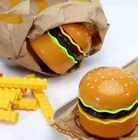 Burger Table Lamp With Pencil Sharpener