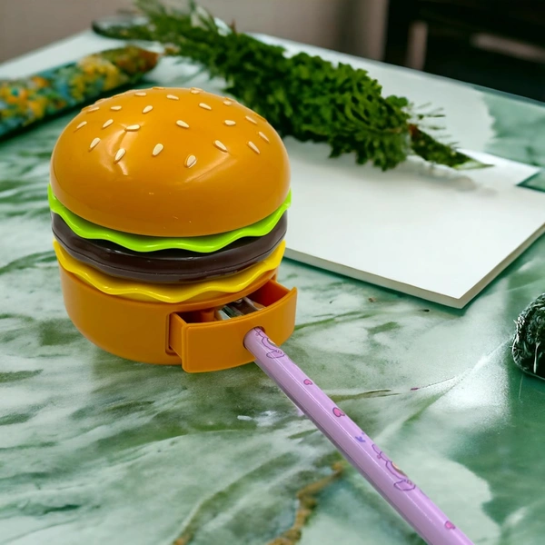 Burger Table Lamp With Pencil Sharpener