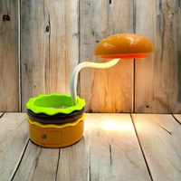 Burger Table Lamp With Pencil Sharpener