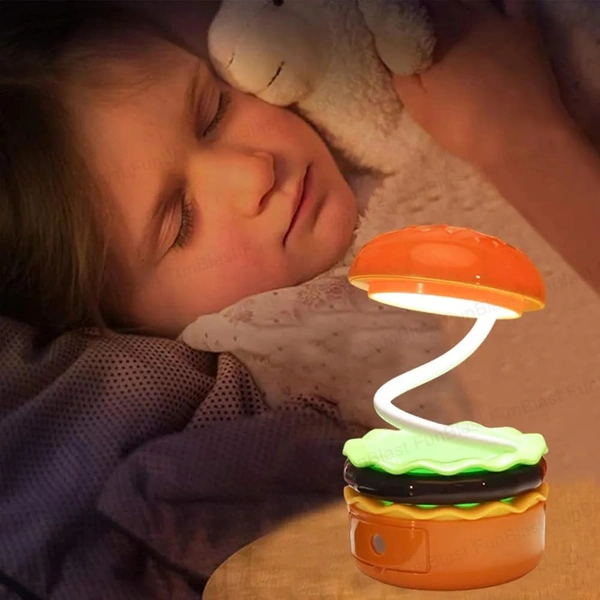 Burger Table Lamp With Pencil Sharpener