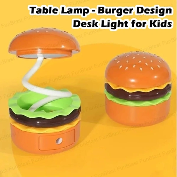 Burger Table Lamp With Pencil Sharpener