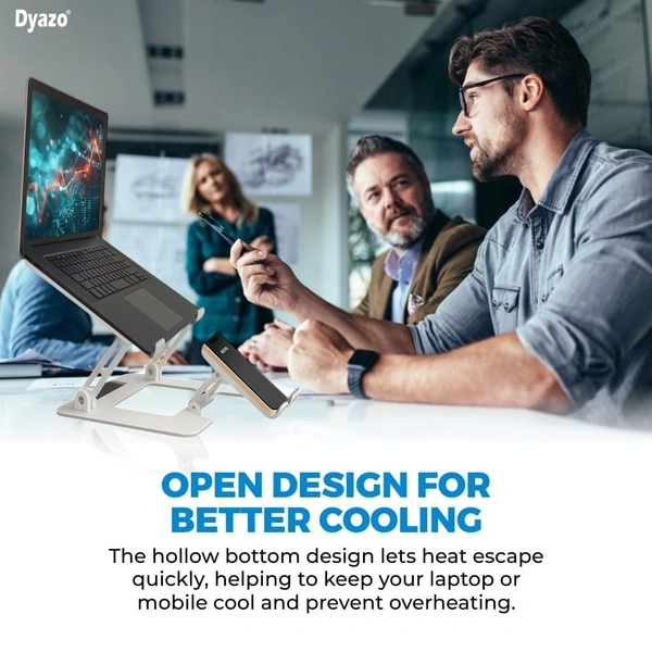 Foldable Laptop Stand With Mobile Stand