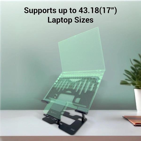 Foldable Laptop Stand With Mobile Stand
