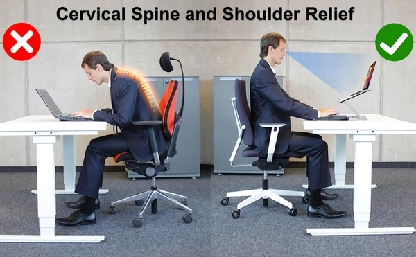 Foldable Laptop Stand With Mobile Stand