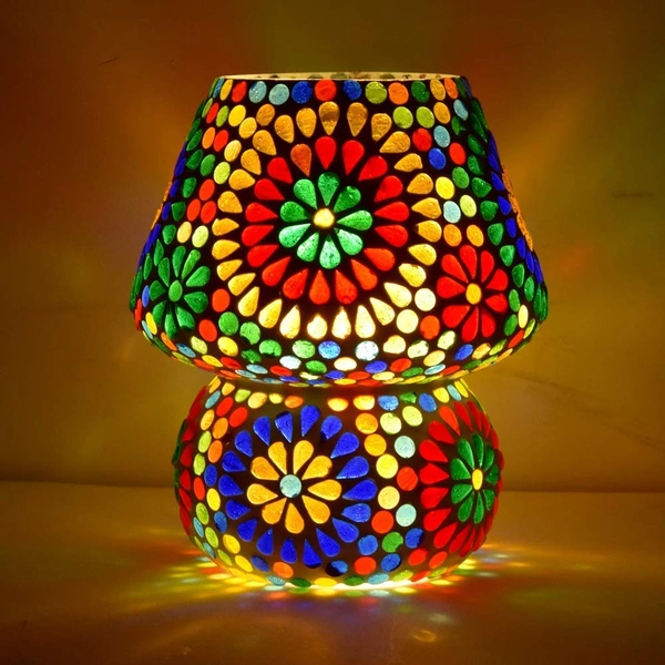 Handcrafted Glass Table Lamp
