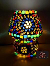 Handcrafted Glass Table Lamp