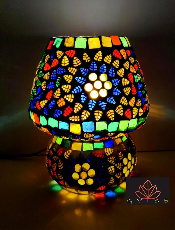 Handcrafted Glass Table Lamp