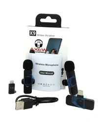 K9 Wireless Microphone With 2 Mic