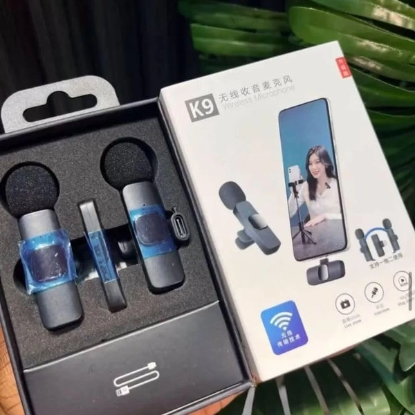 K9 Wireless Microphone With 2 Mic