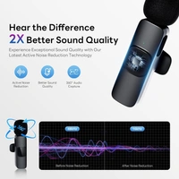 K9 Wireless Microphone With 2 Mic