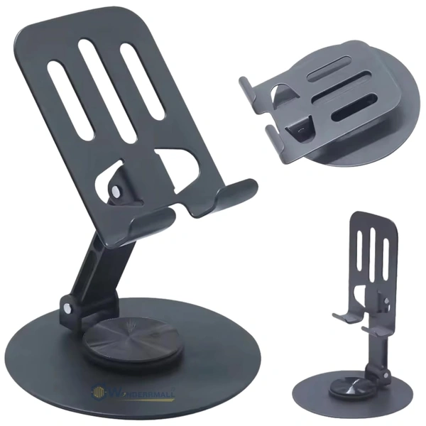 Metal 360ยฐ Mobile Foldable Stand