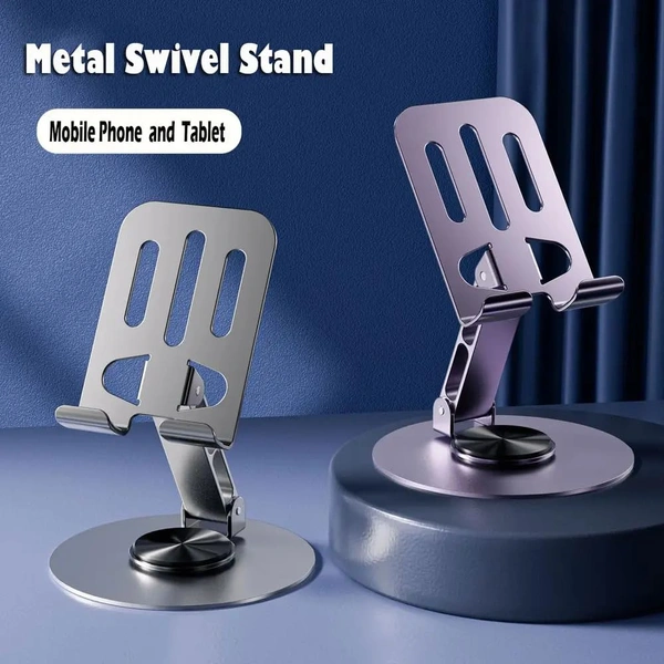 Metal 360ยฐ Mobile Foldable Stand