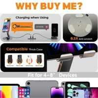 Metal 360ยฐ Mobile Foldable Stand