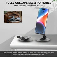 Metal 360ยฐ Mobile Foldable Stand