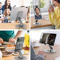 Metal 360ยฐ Mobile Foldable Stand