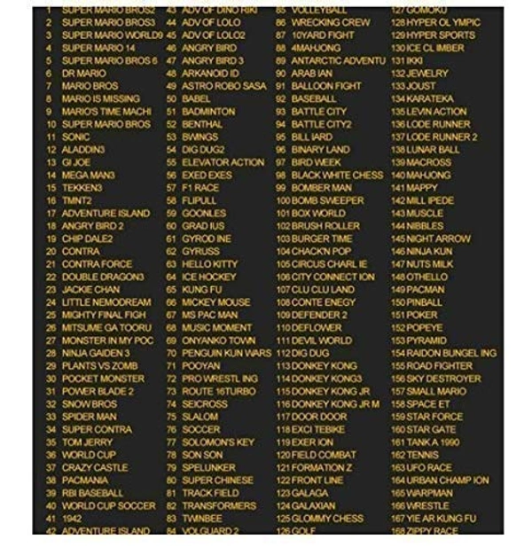 SUP 400 in 1 Games with Remote Controller