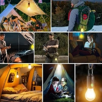 Solar Camping Bulb Light Portable & Rechargeable