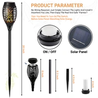 Solar Flame Outdoor Lights